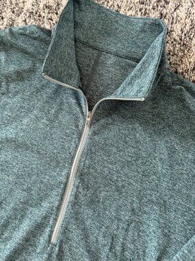 Mens Lululemon Soft Jersey Half Zip Shirt